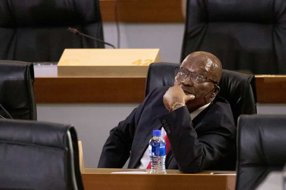 Former South African president Jacob Zuma (Themba Hadebe/AP)