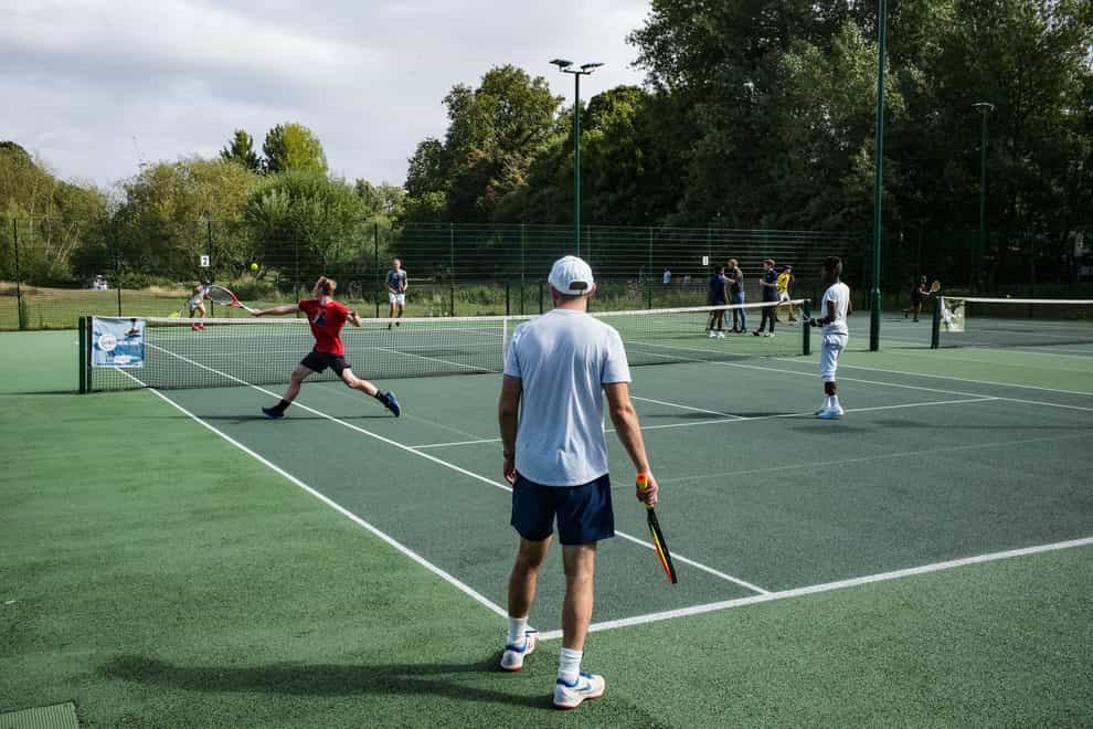 A combination of coronavirus restrictions and grassroots initiatives drove a tennis boom in 2020