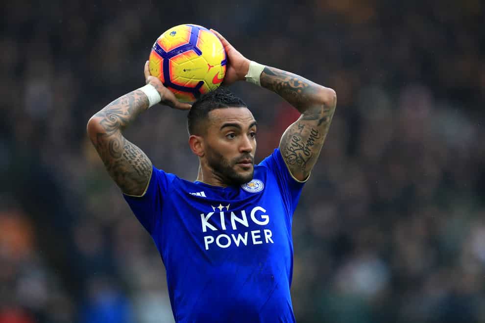 Danny Simpson in action for Leicester