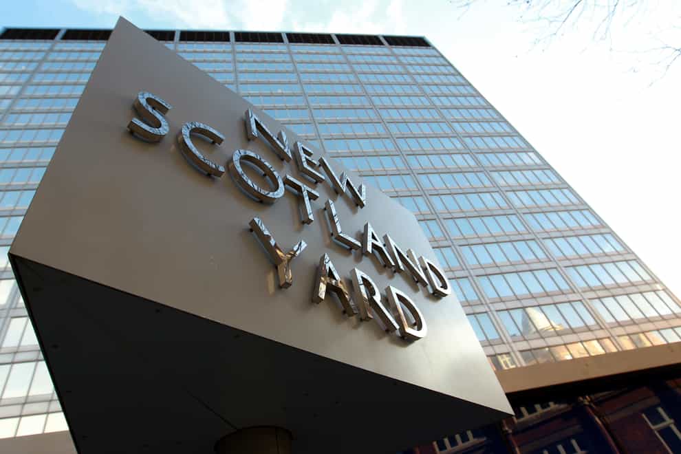 New Scotland Yard sign