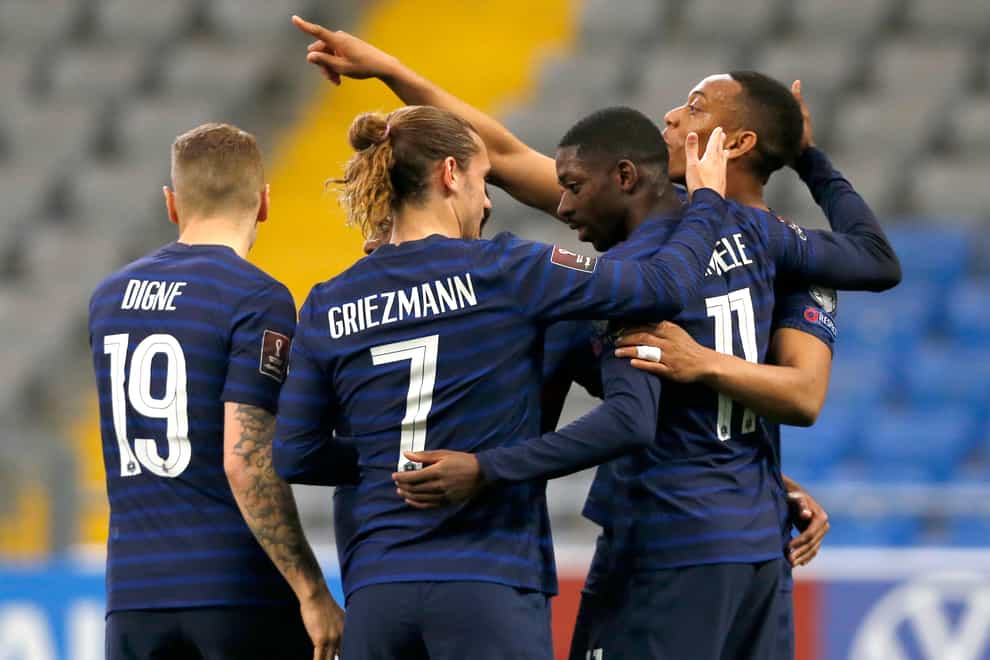 France celebrated their first World Cup qualifying victory in Kazakhstan