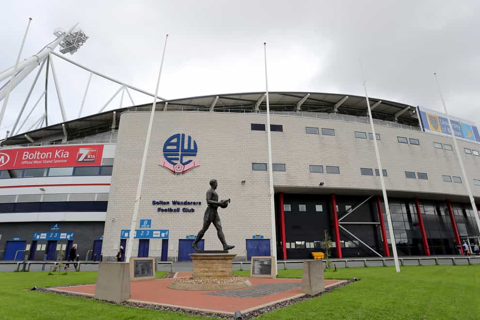 Two temporary courtrooms have been set up at the University of Bolton Stadium