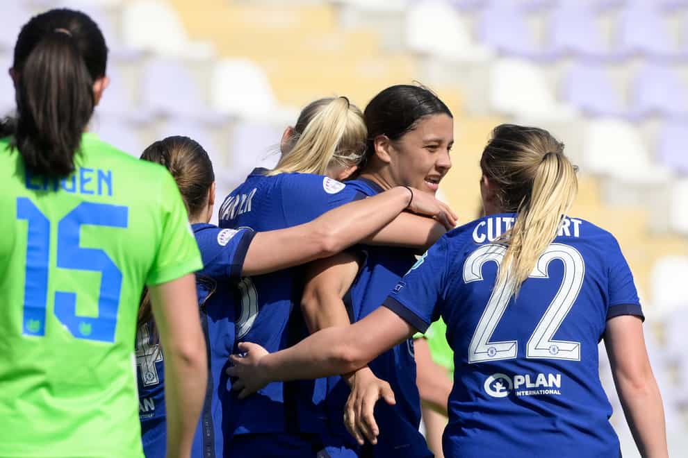Chelsea sealed their place in the last four of the Women's Champions League in Budapest