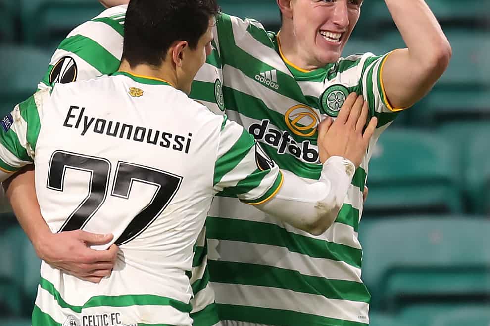 David Turnbull, right, believes his strike at Lille was the turning point for his stalling Celtic career