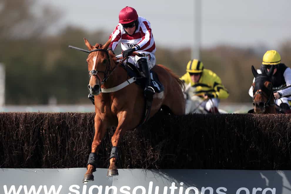 Costly Diamond, ridden by Harry Skelton, on her way to winning the biowavego.co.uk And Wave Goodbye To Pain Handicap Chase at Southwell Racecourse