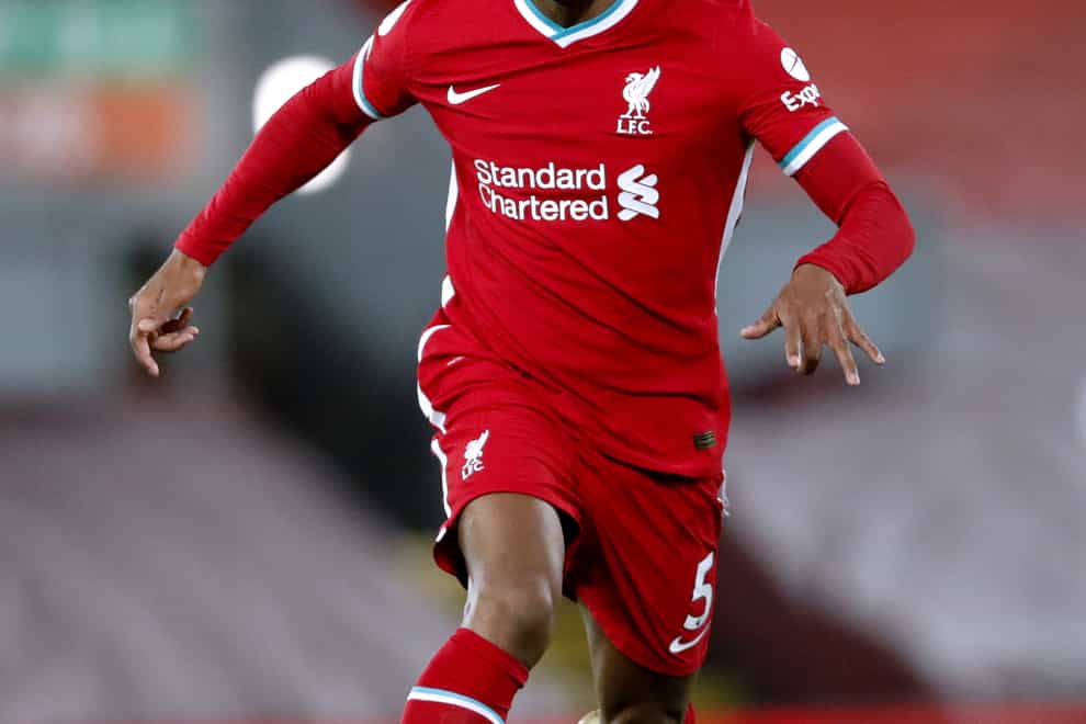 Liverpool midfielder Georginio Wijnaldum runs with the ball