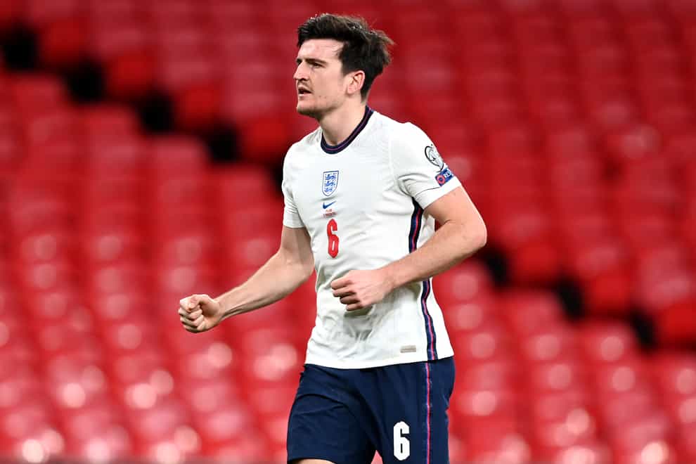 Harry Maguire has played in back threes as well as a four-man defence for England