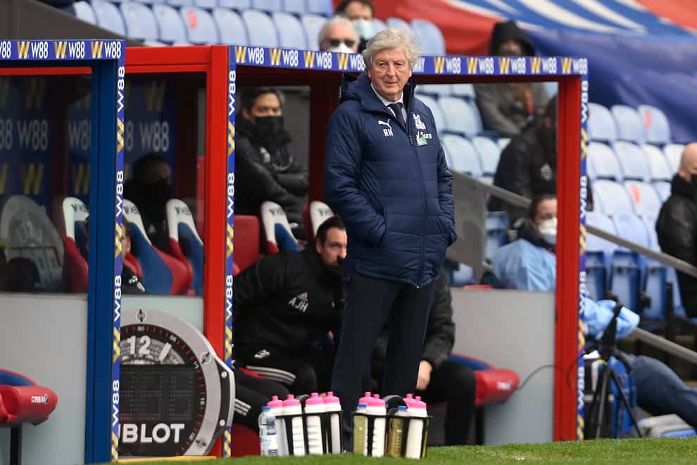 Roy Hodgson is out of contract with Crystal Palace at the end of the season