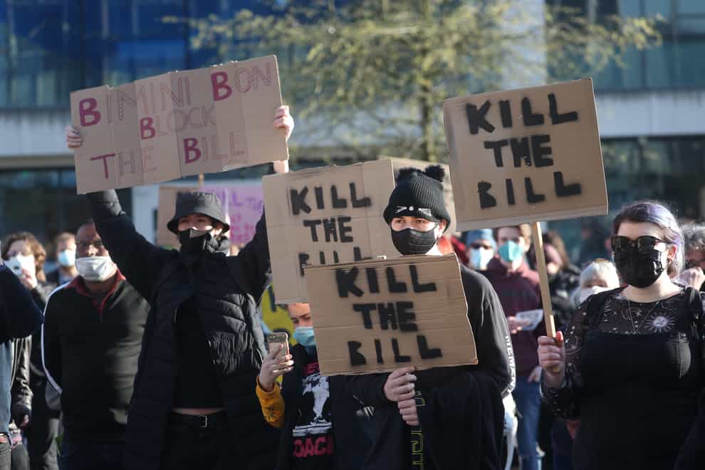 ‘Kill The Bill’ protest – Southampton