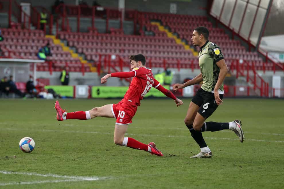 Ashley Nadesan (left) is a doubt for Crawley