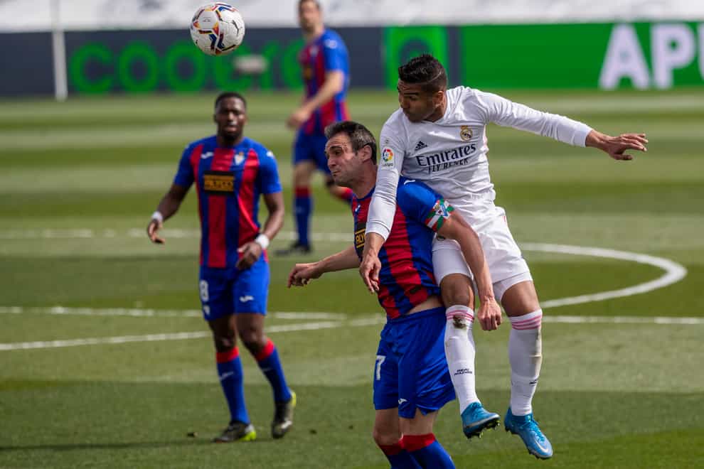 Real Madrid battled to victory over Eibar