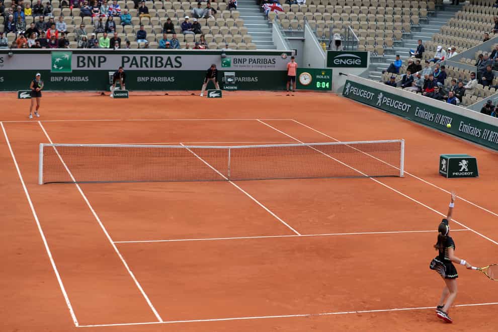 The French Open was played in October last year due to the coronavirus pandemic