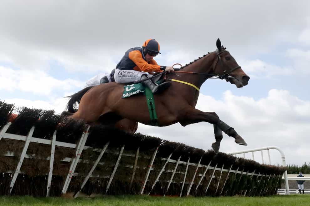 Jeff Kidder on his way to victory at Fairyhouse