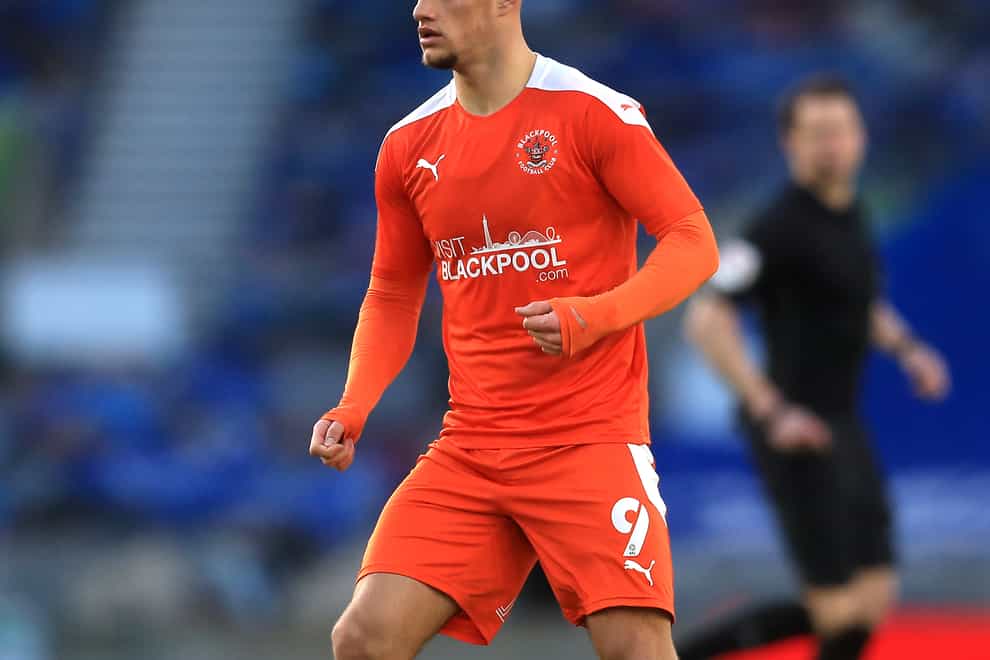 Jerry Yates bagged a brace for Blackpool against Gillingham
