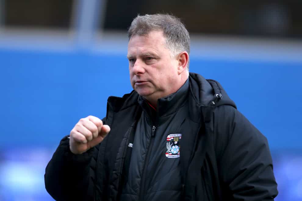 Manager Mark Robins insists Coventry are not safe yet