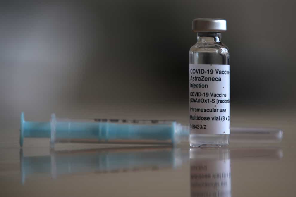 The Oxford/AstraZeneca coronavirus vaccine (Nick Potts/PA)