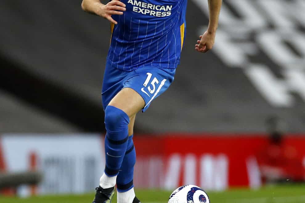 Brighton midfielder Jakub Moder arrived at the Amex Stadium in January