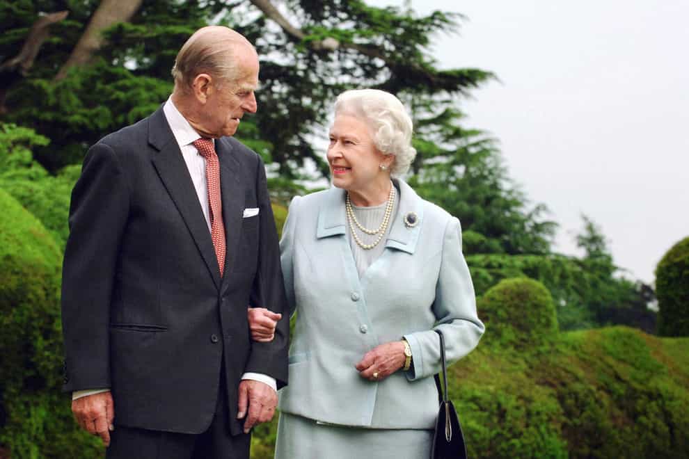 Philip with the Queen