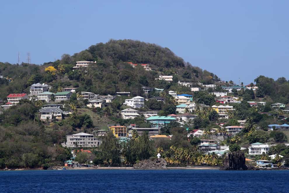 The Caribbean island of St Vincent and Grenadines