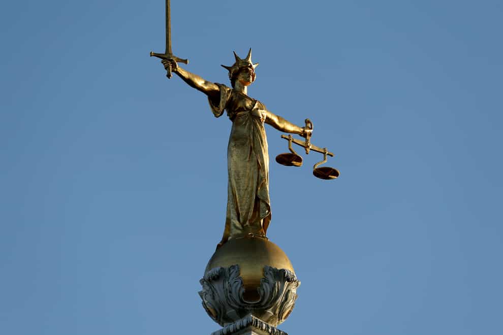 The Statue of Justice at the Old Bailey
