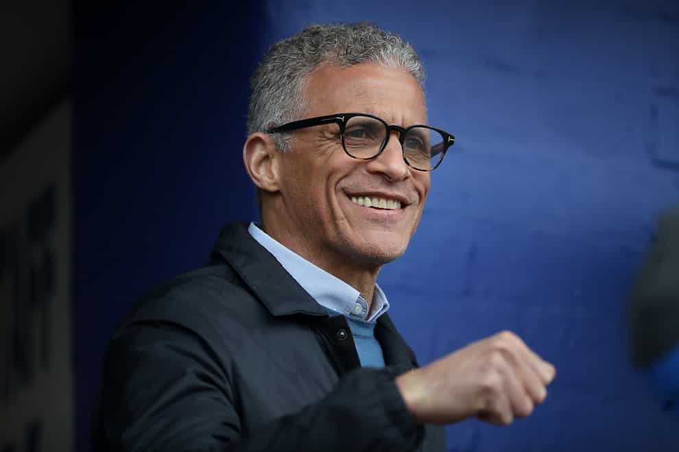 Keith Curle smiles