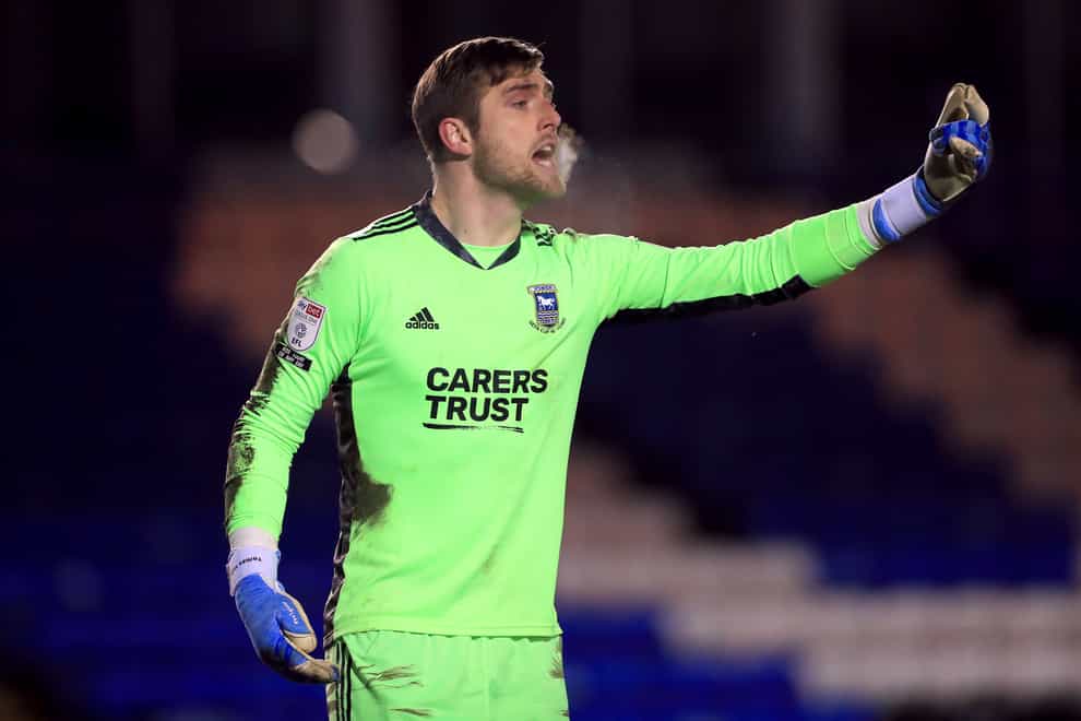 Ipswich goalkeeper Tomas Holy was in fine form against MK Dons