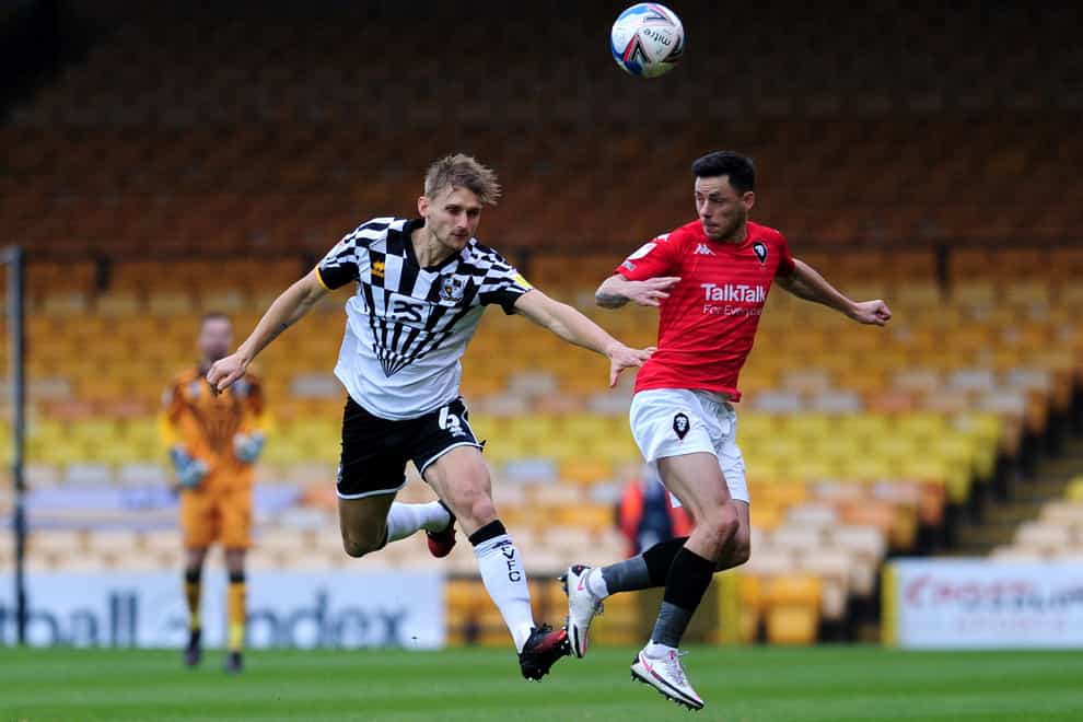 Nathan Smith, left, scored the opener for Port Vale