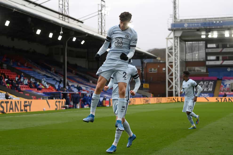 Kai Havertz was back among the goals in Chelsea's win at Crystal Palace