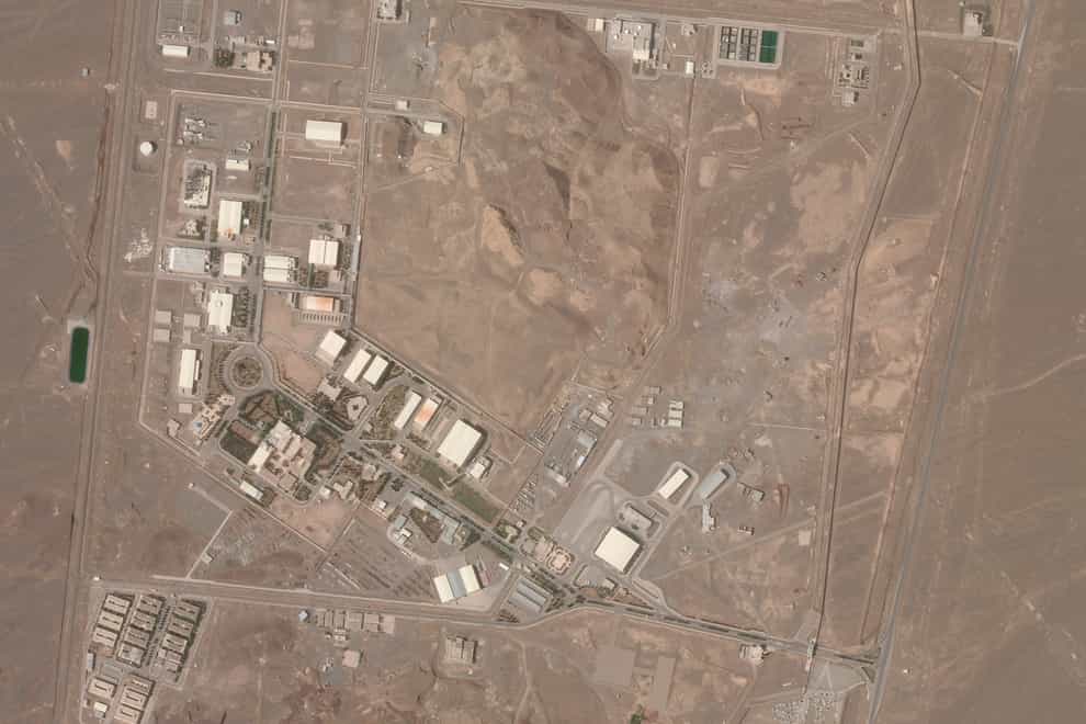 Aerial view of Iran's Natanz nuclear facility