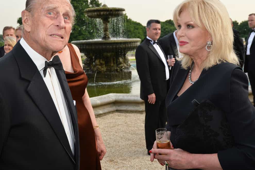 Joanna Lumley met the Duke of Edinburgh a number of times (John Stillwell/PA)