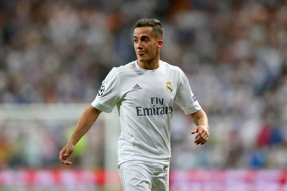 Lucas Vazquez playing for Real Madrid.