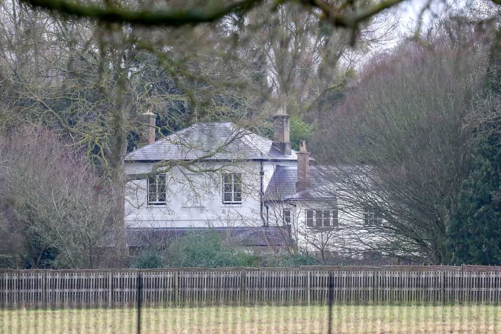 A general view of Frogmore Cottage (Steve Parsons/PA)