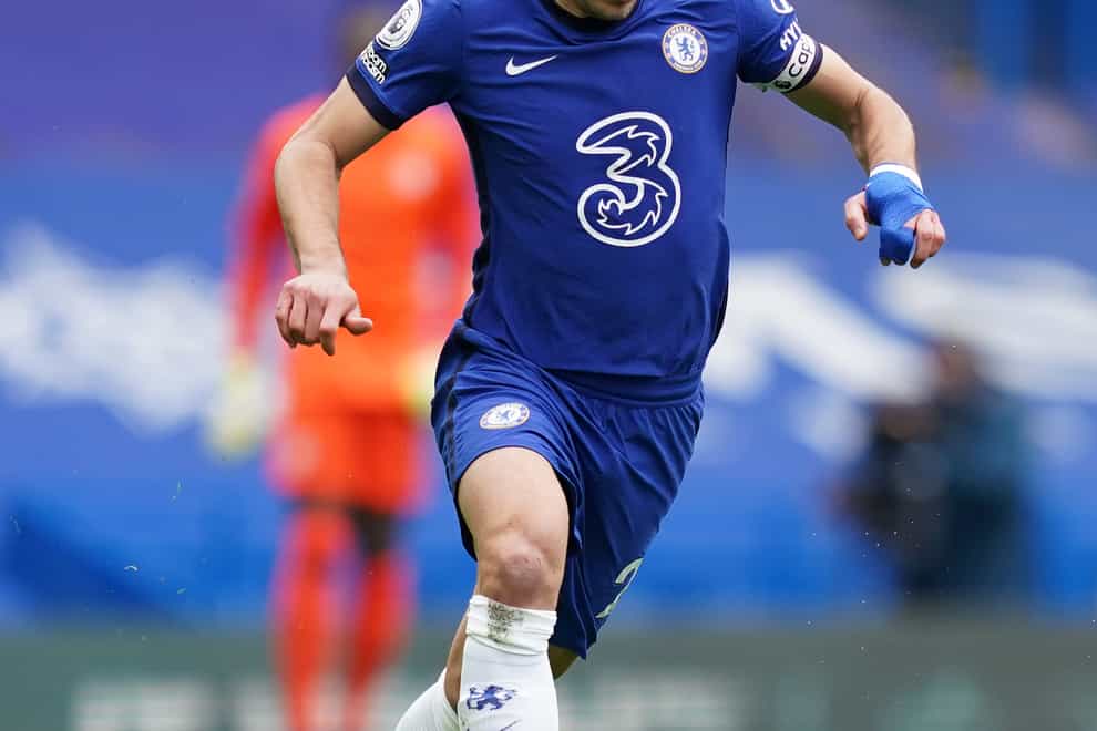 Cesar Azpilicueta in action for Chelsea