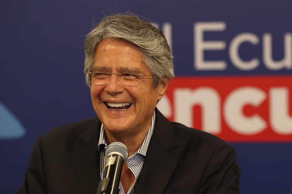 Ecuador’s president-elect Guillermo Lasso smiles