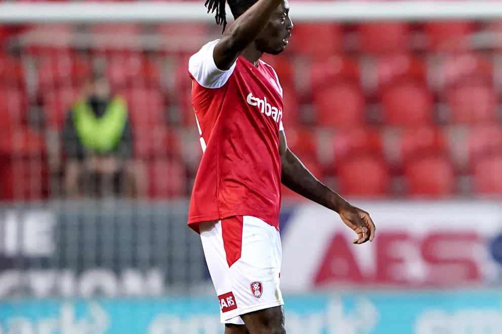 Freddie Ladapo bagged a brace for Rotherham