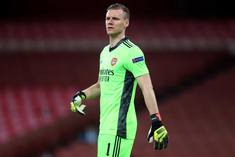 Bernd Leno will hope to help Arsenal qualify for the Europa League semi-finals on Thursday