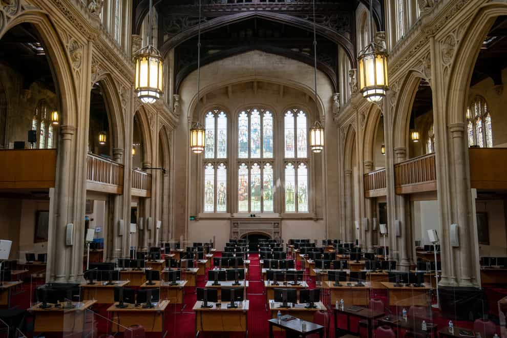 A view of the Old Library in Guildhall