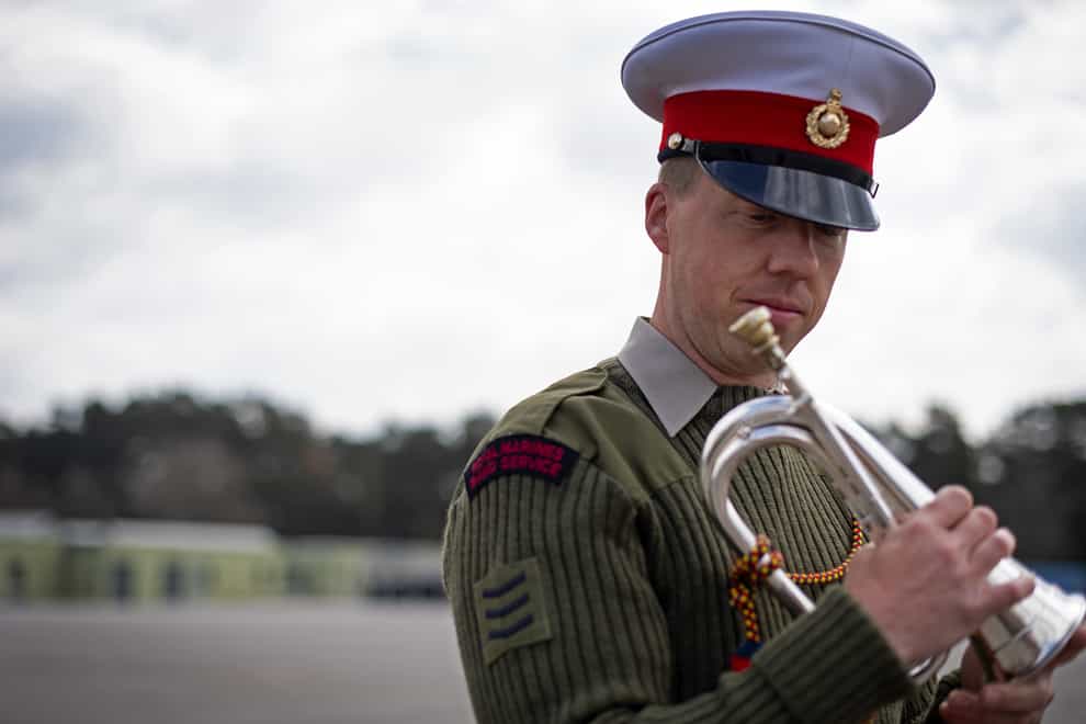 Sergeant Bugler Jamie Ritchie, I/C Corps of Drums, Royal Marines