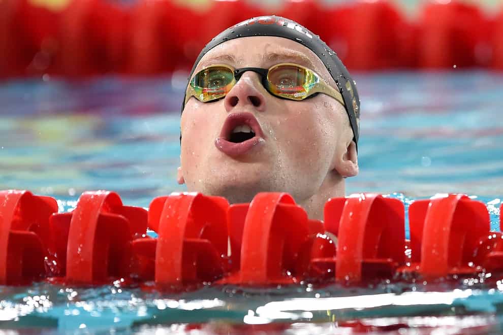 Adam Peaty set a new world-leading time in the men's 100m butterfly