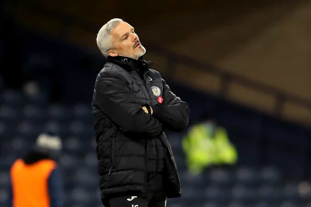 St Mirren manager Jim Goodwin handed immediate two-game touchline ban
