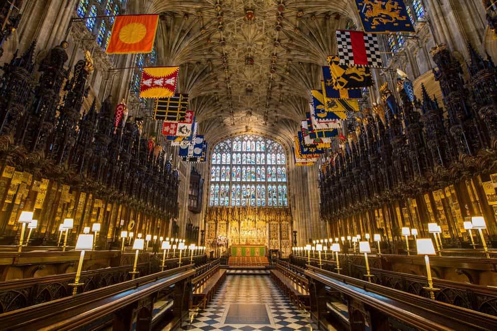 The Quire in St George’s Chapel at Windsor Castle
