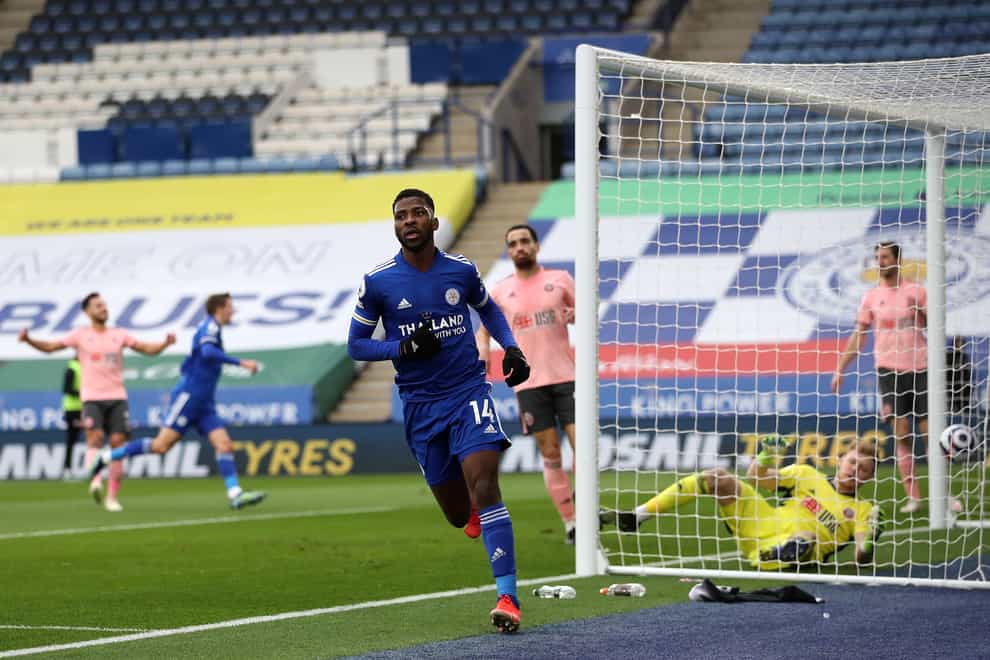Leicester's Kelechi Iheanacho is ready to face Southampton on Sunday.