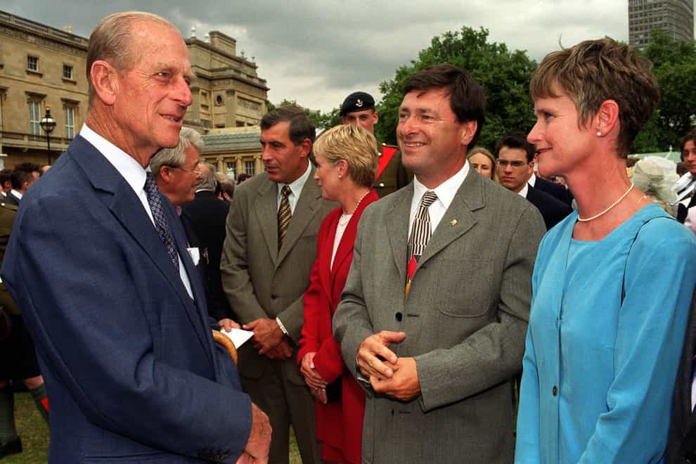 The Duke of Edinburgh with Alan Titchmarsh
