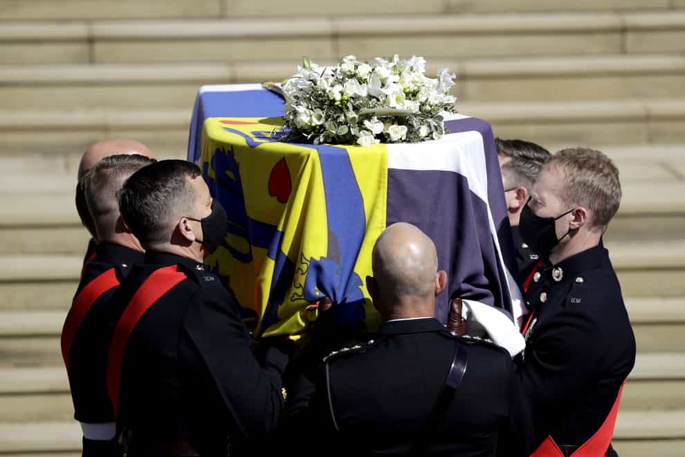 At his funeral, the Duke of Edinburgh will be interred in the Royal Vault of St George’s Chapel (Kirsty Wigglesworth/PA)