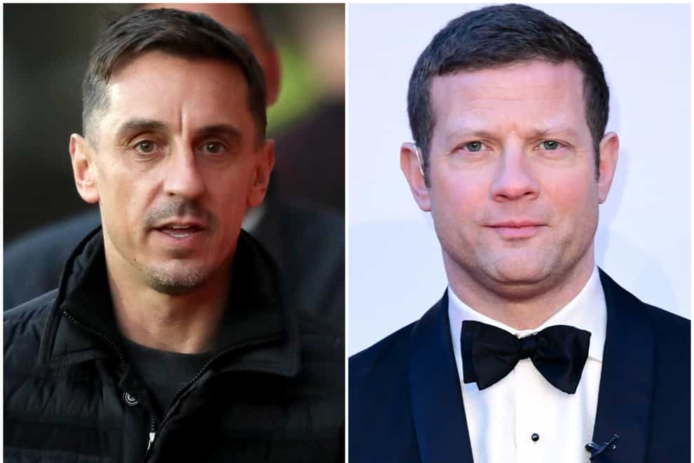 Gary Neville and Dermot O'Leary