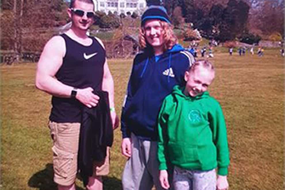 Joshua James Flynn, 37, his son Coby-Jay Flynn, 15, and daughter Skylar Flynn, 12 (Cumbria Police/PA)