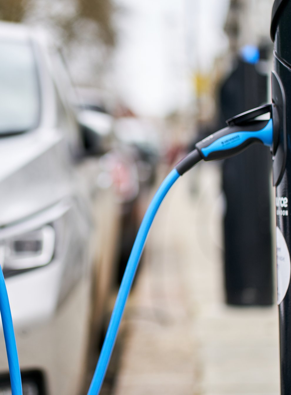 Electric car charging – London