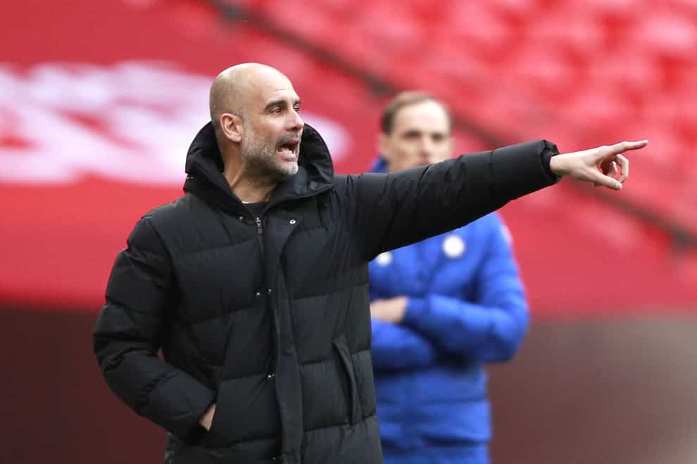 Manchester City manager Pep Guardiola appears uncomfortable with some of the concepts behind the European Super League