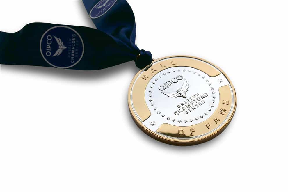 Qipco British Champions Series Hall of Fame medal