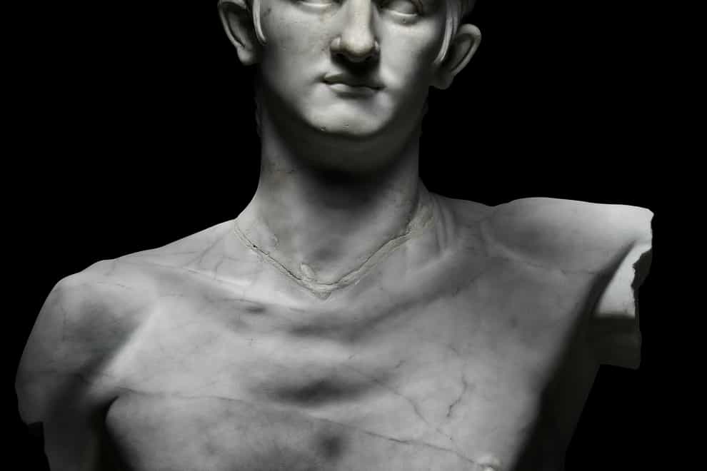 A marble bust of Nero from Italy around AD 55
